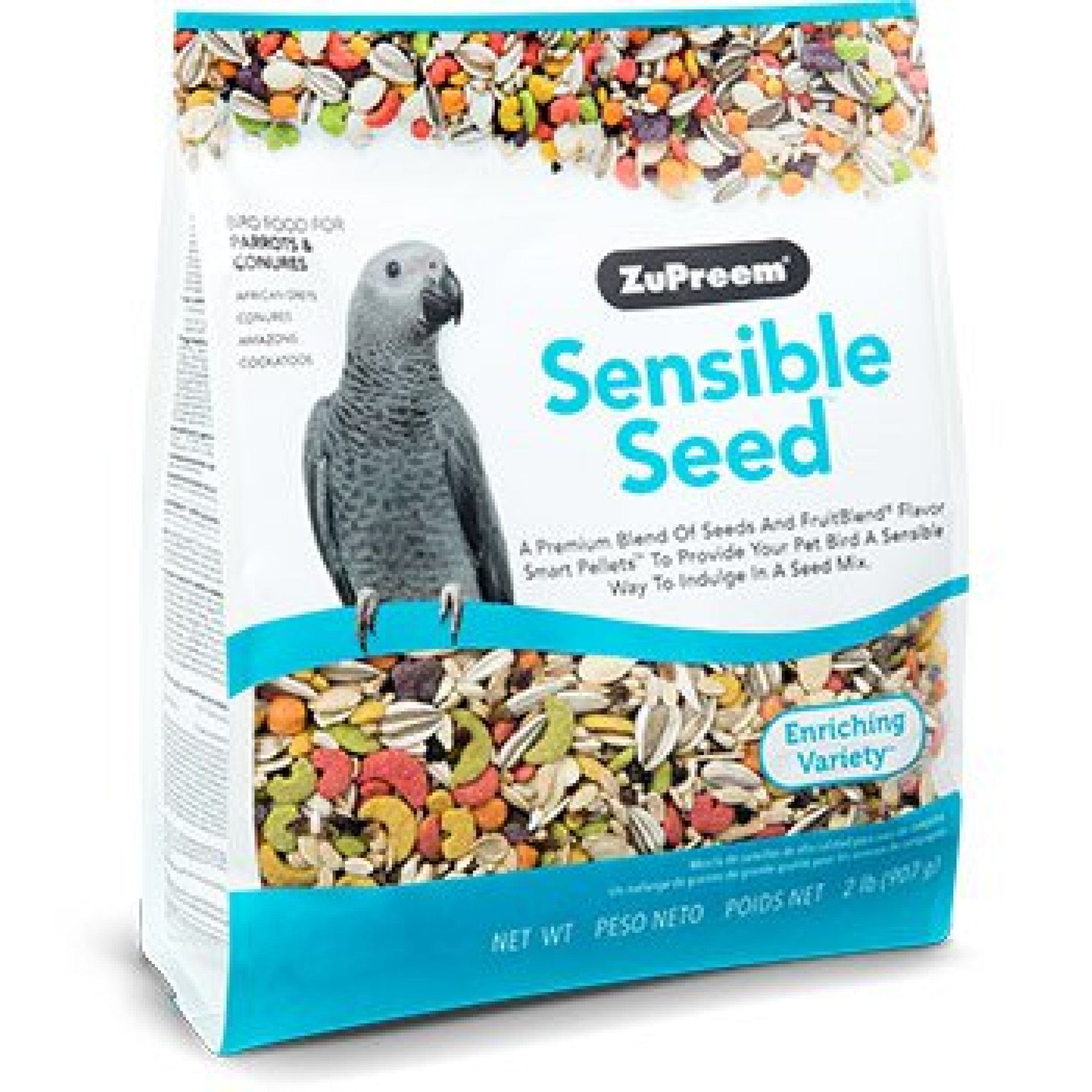 Sensible Seed Parrots & Conures 2 lbs (0.9 1kg)