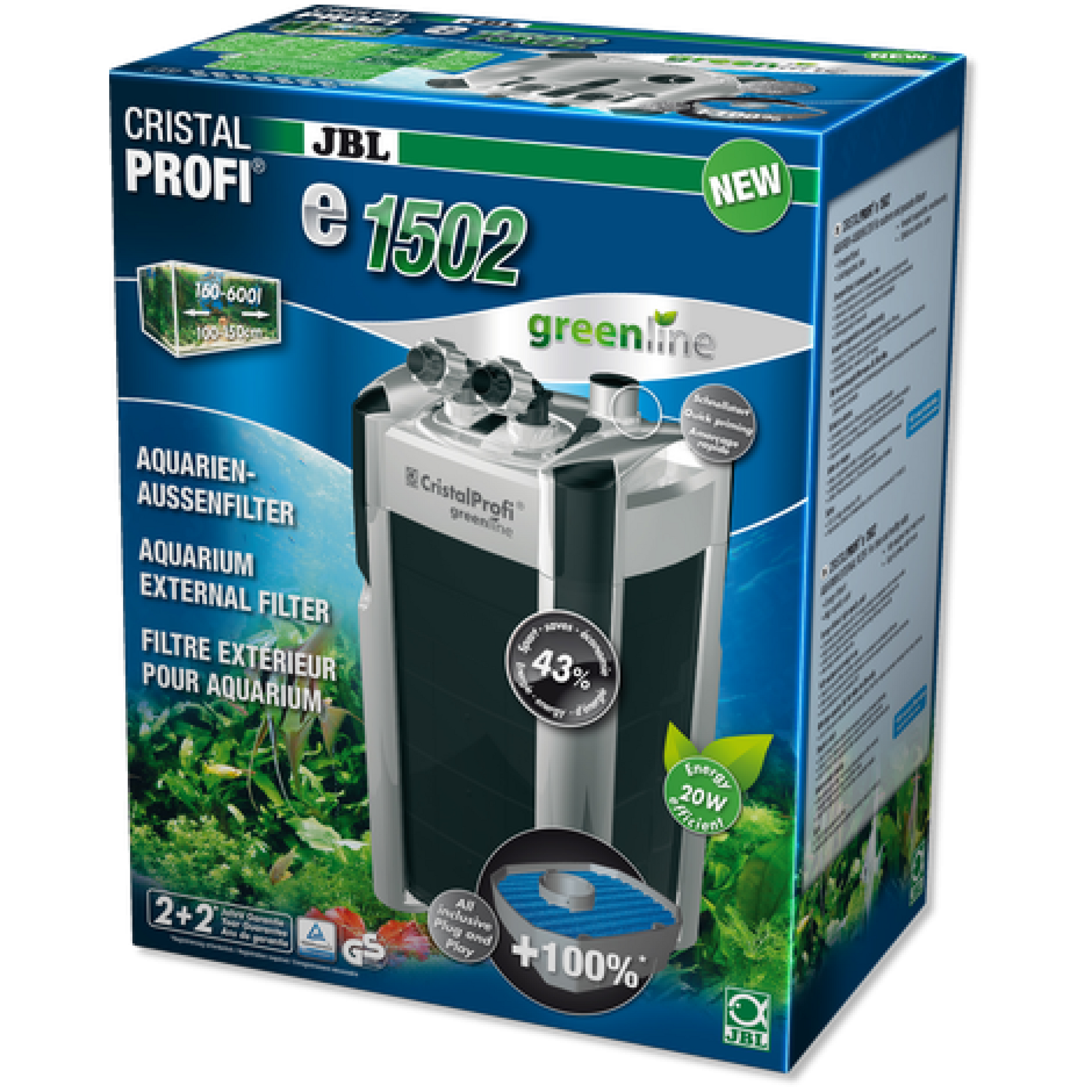 JBL CristalProfi  E1502 greenline UK-plug