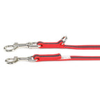 Color & Gray Adjustable Leash Red-Gray Width 1.4 cm