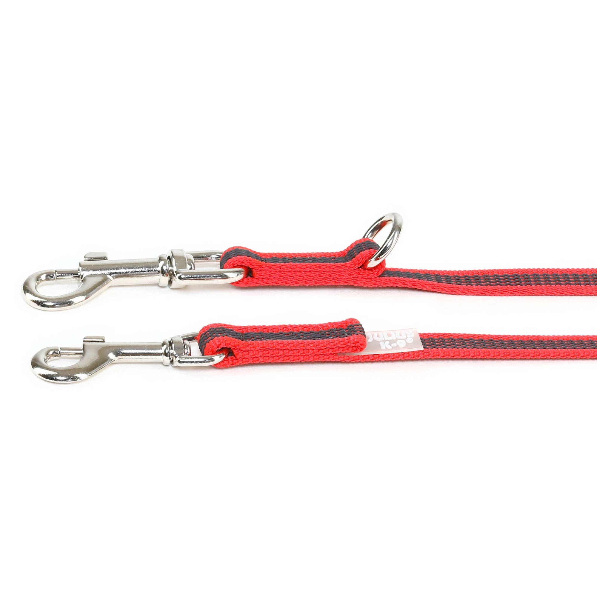 Color & Gray Adjustable Leash Red-Gray Width 1.4 cm