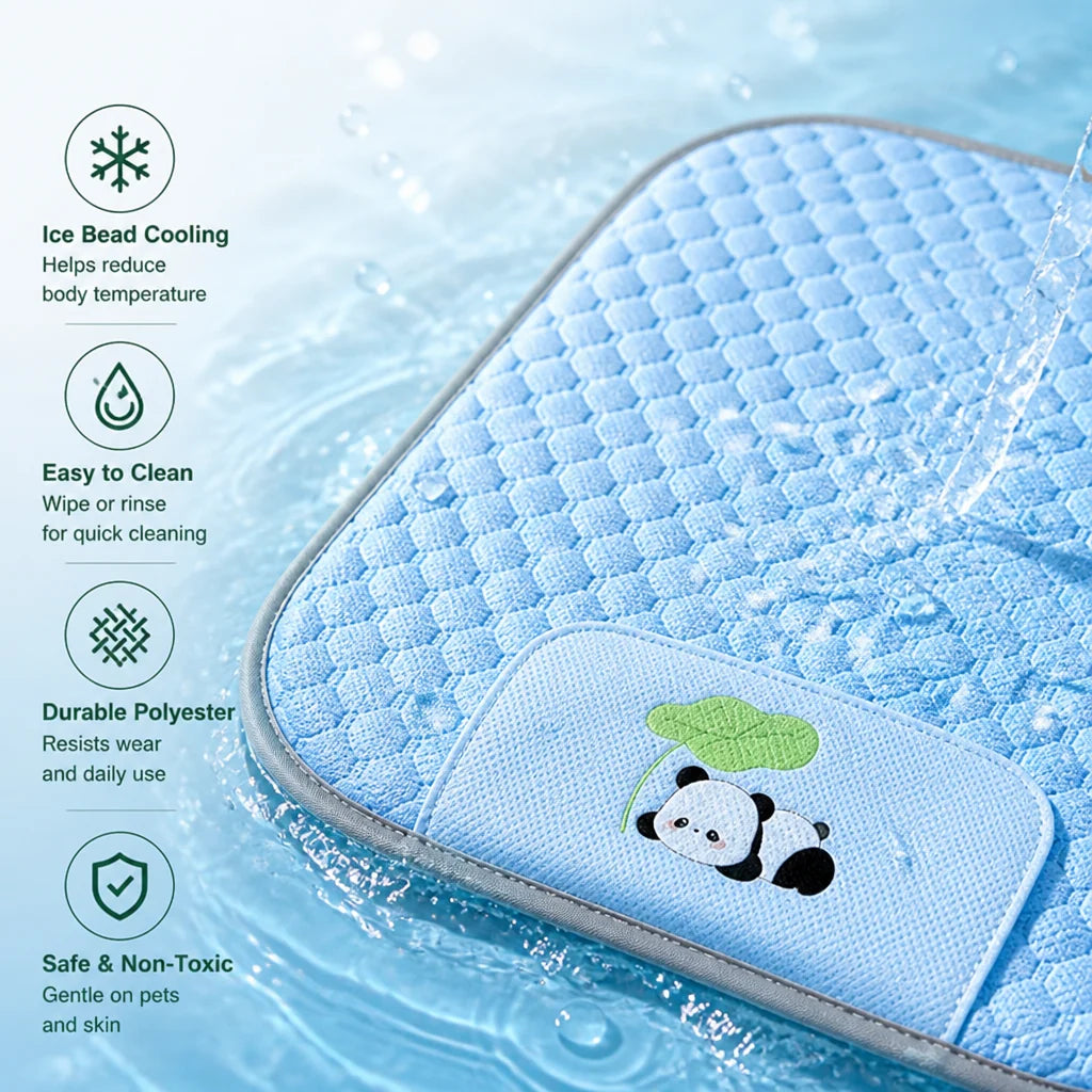 Coco Kindi Premium Pet Cooling Mat for pets 75 × 60 cm (Blue)