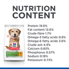 Hill's Science Plan Senior Vitality Small & Mini Mature Adult 7+ Dog Food with Chicken & Rice (1.5kg)