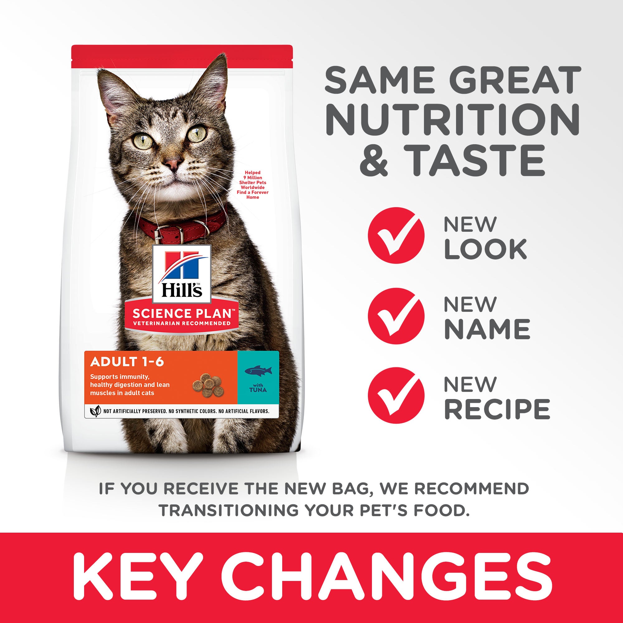 Hill's Science Plan Adult Cat Food With Tuna (3kg)