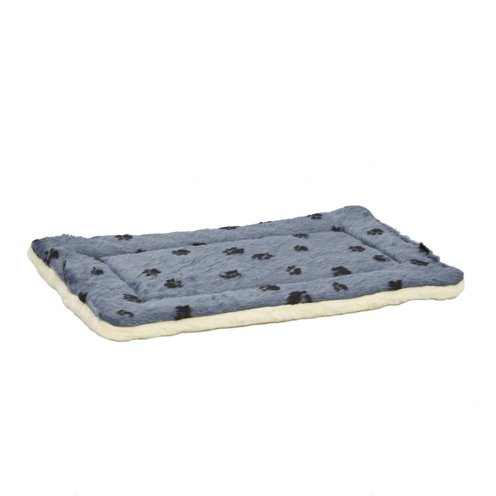 QuietTime Reversible Paw Print Fleece Pet Bed
