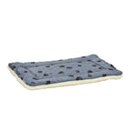 QuietTime Reversible Paw Print Fleece Pet Bed