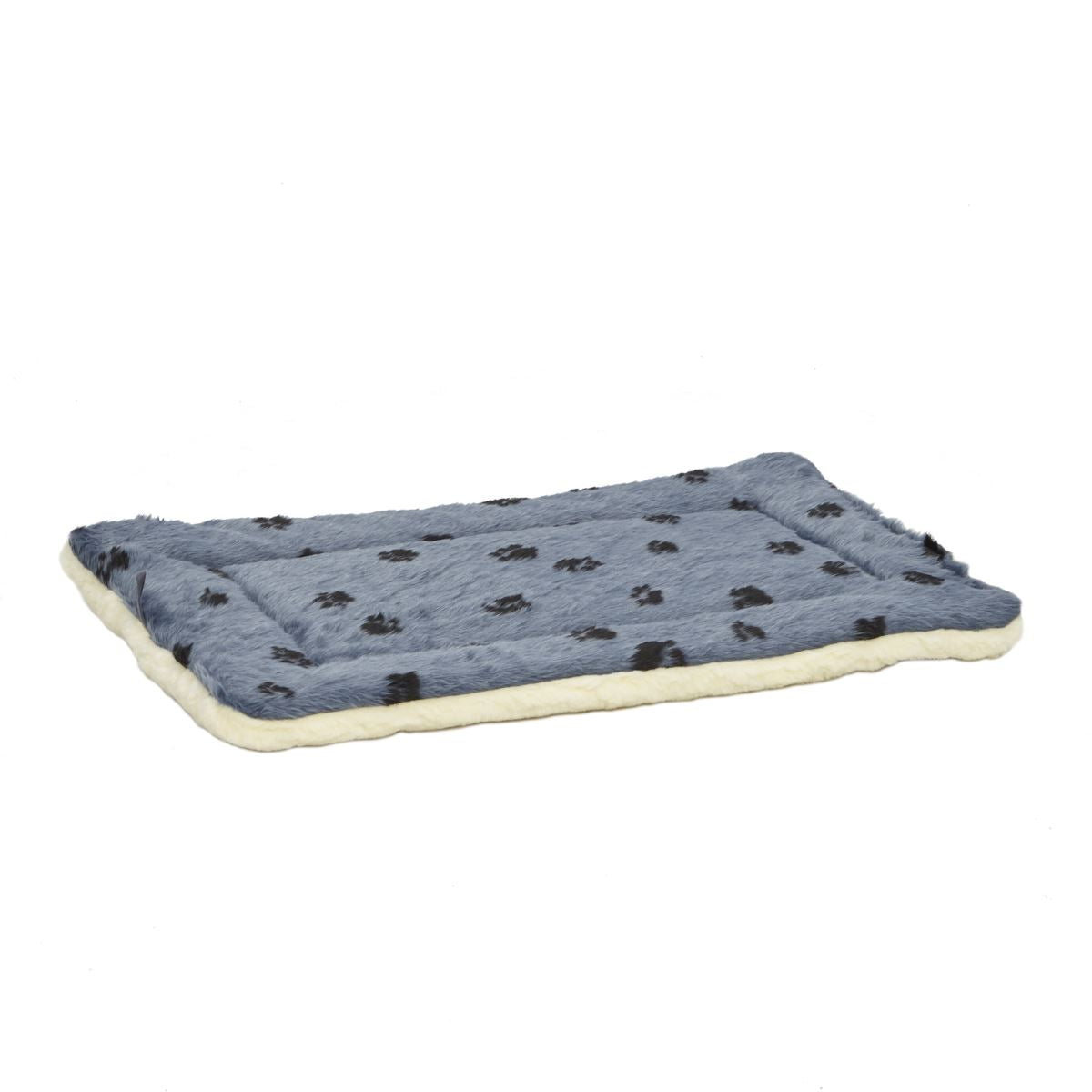 QuietTime Reversible Paw Print Fleece Pet Bed