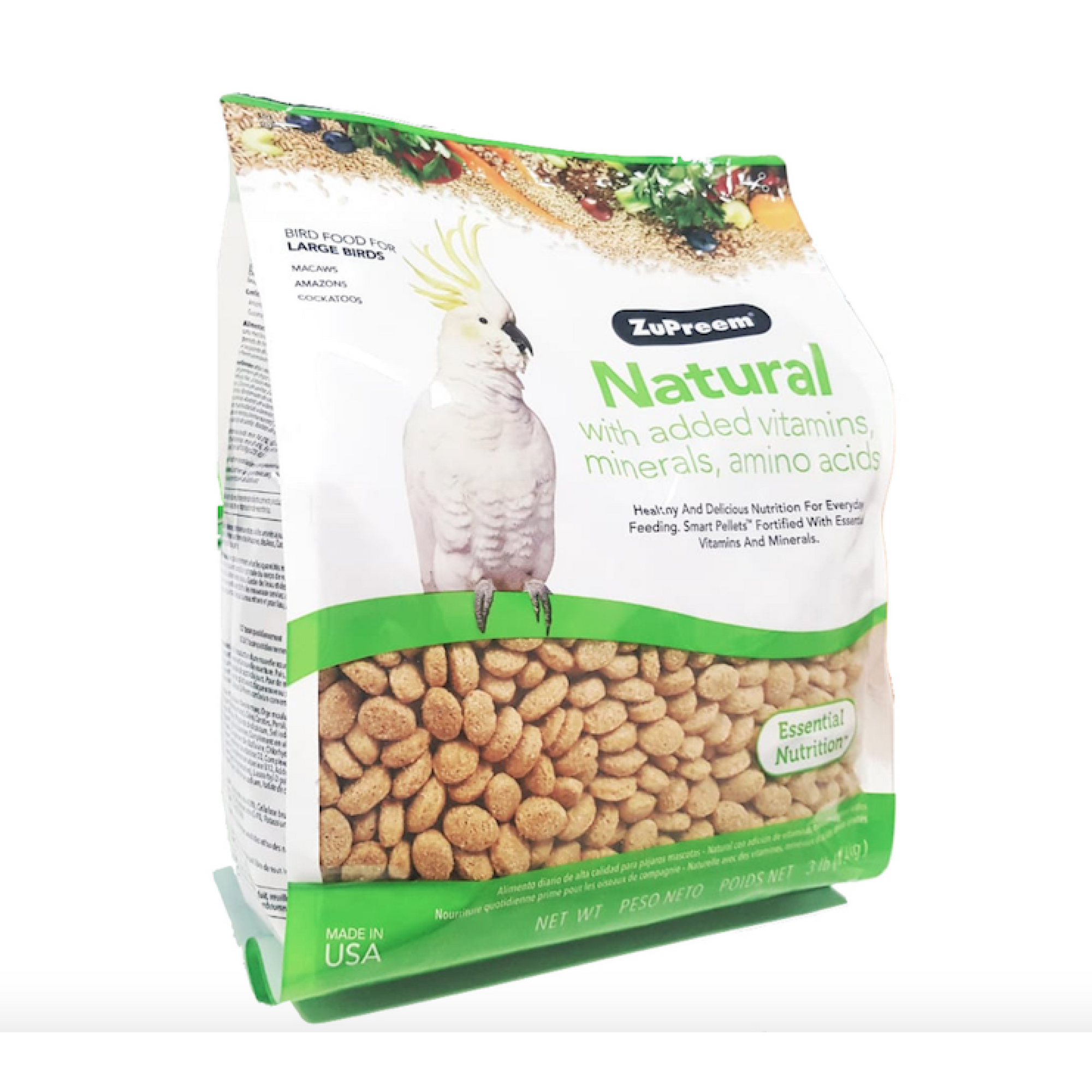 Natural Avian Diet Large Parrots 3 lbs (1.36 kg)