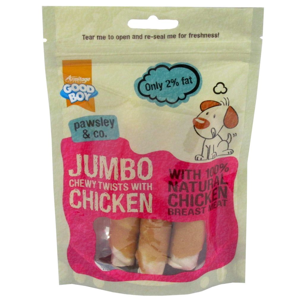 Goodboy Jumbo Chicken Chewy Twists 100 g
