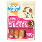 Goodboy Jumbo Chicken Chewy Twists 100 g