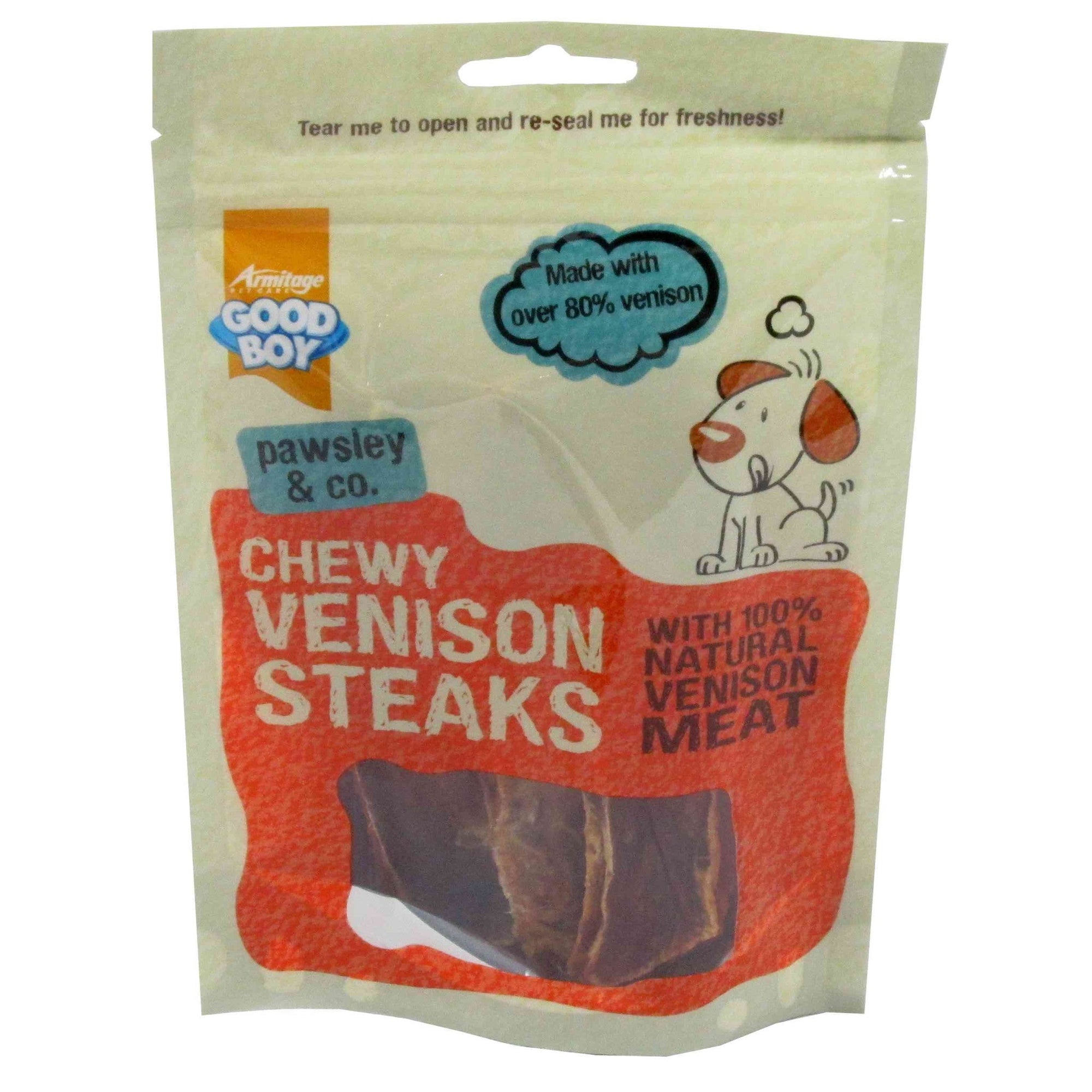 Goodboy Chewy Venison Steaks 80 g