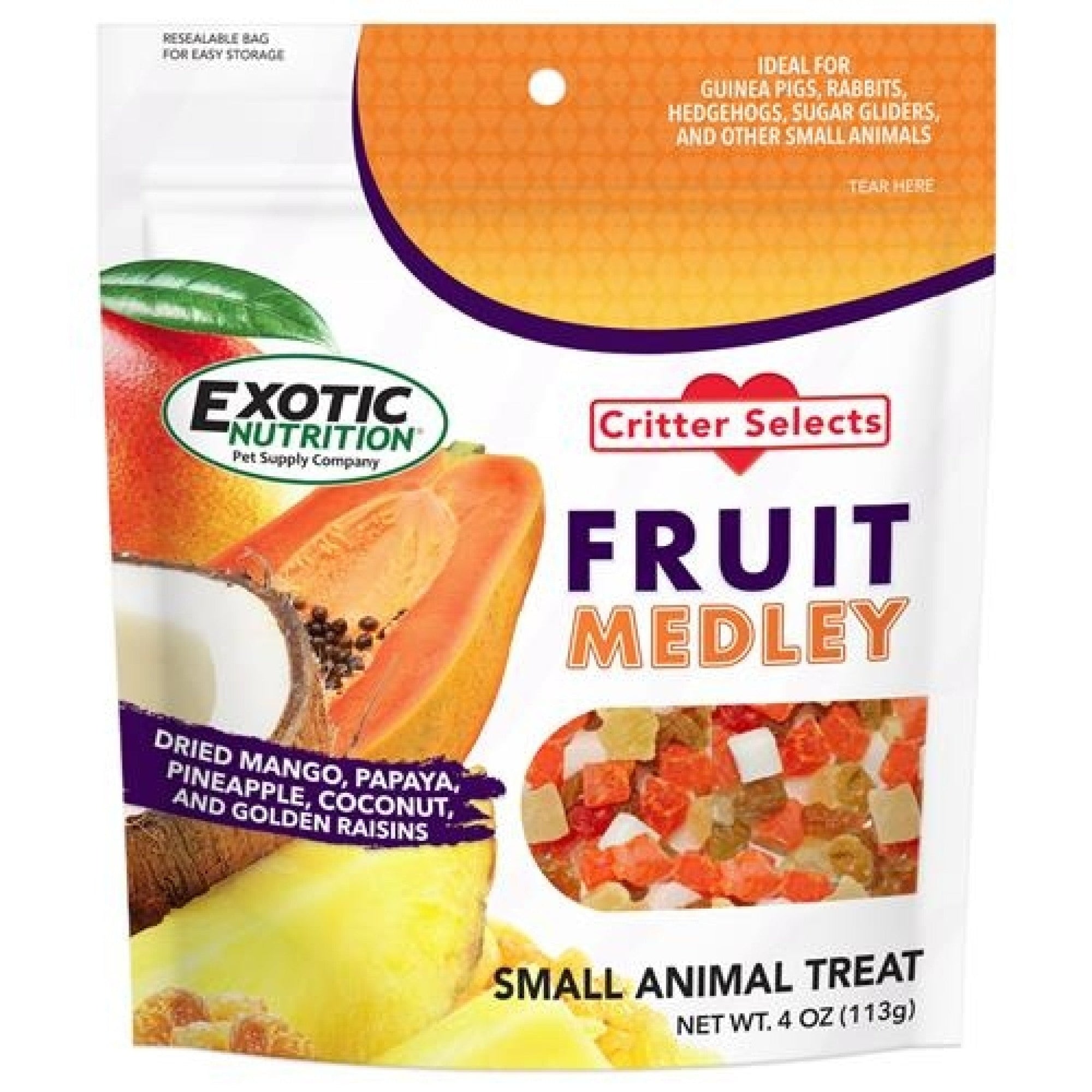 Critter Selects Fruit Medley Treat 4 oz