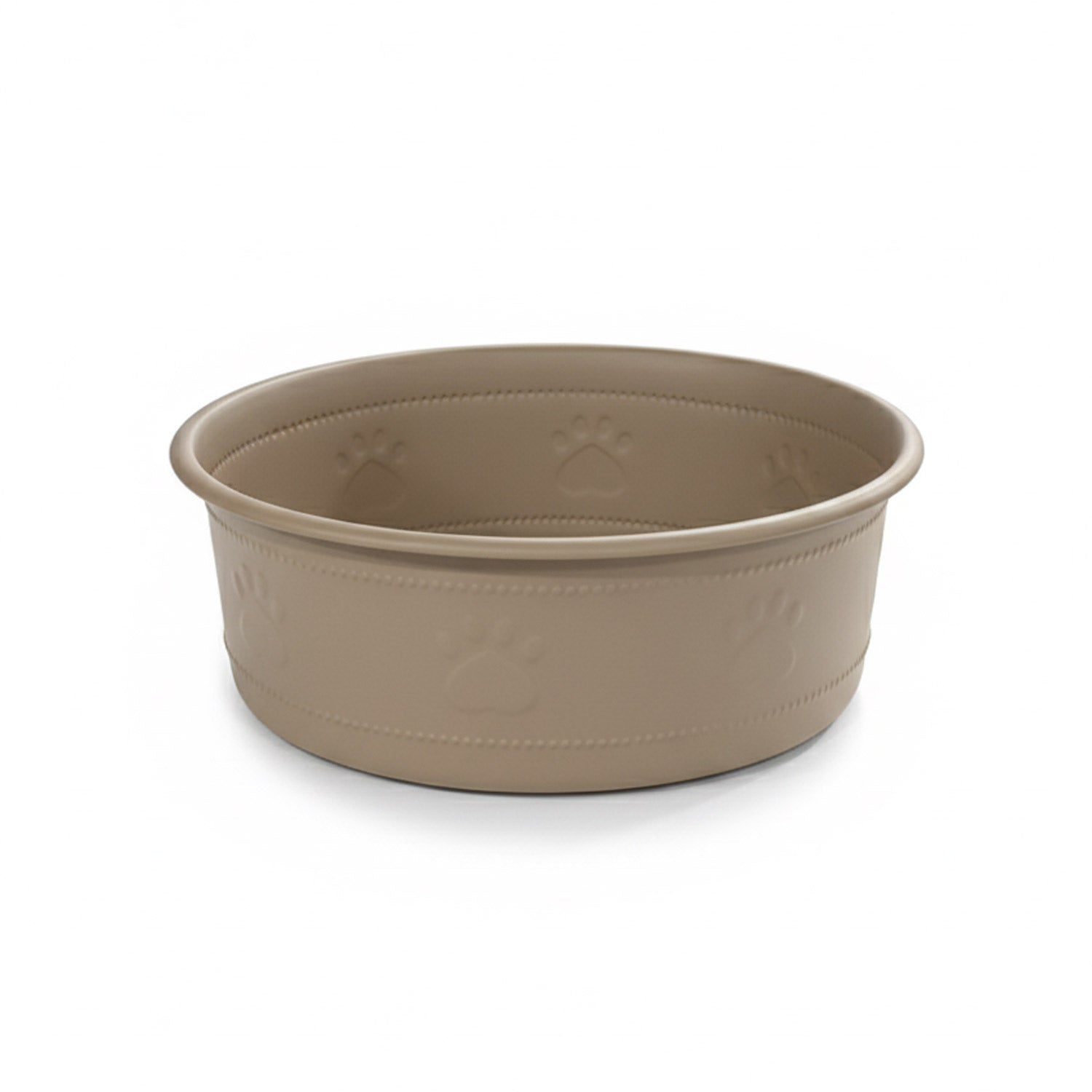Premium Bowl Paw Embossed – Brown — 1800 ML