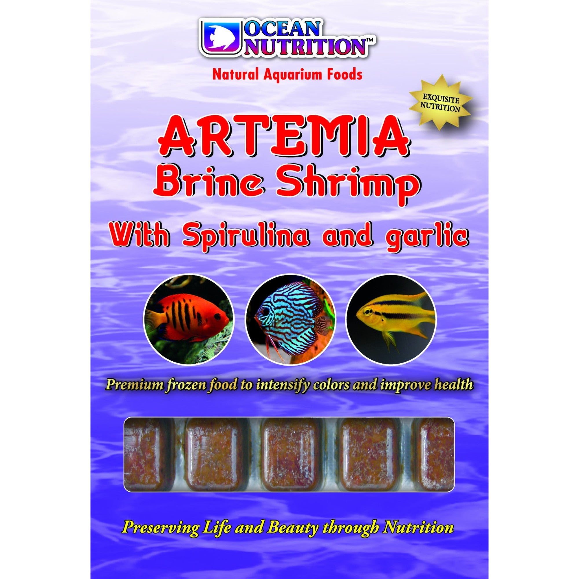 Artemia Brine Shrimp with Spirulina and Garlic 100 g