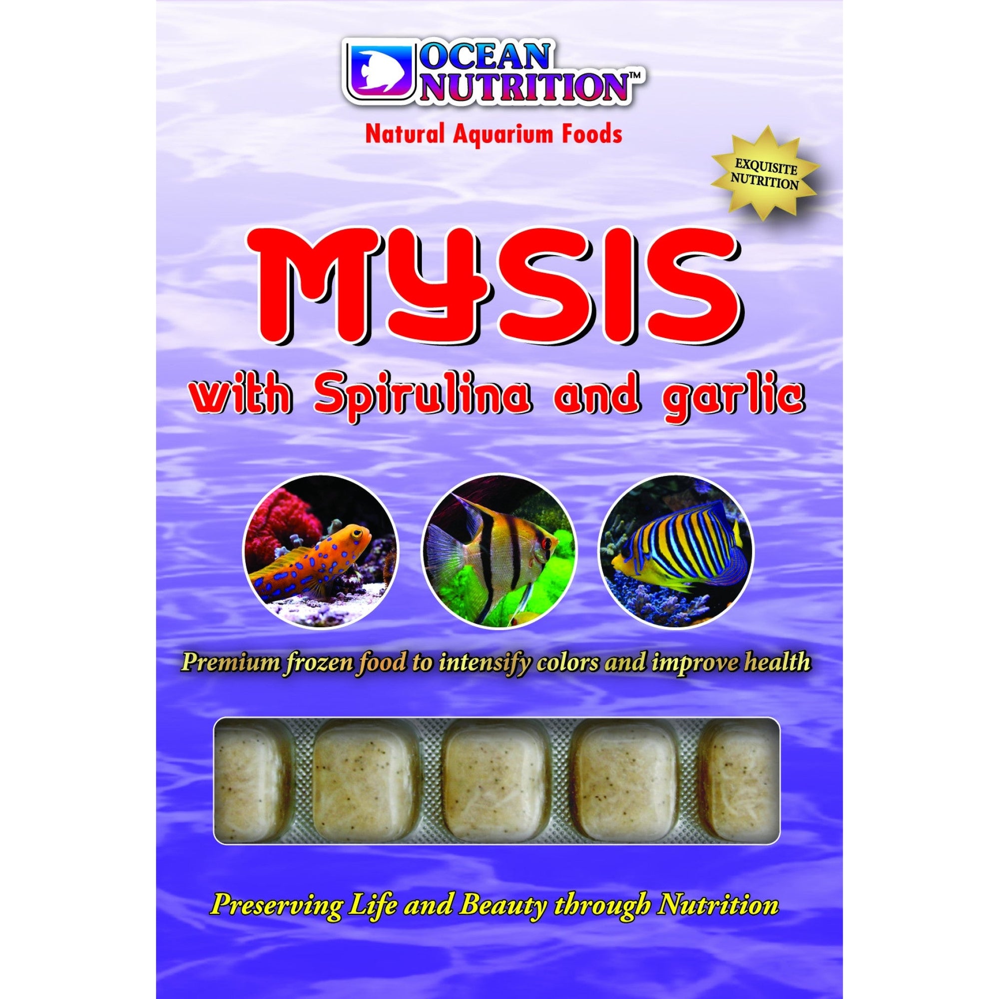 Mysis with Spirulina and Garlic 100 g