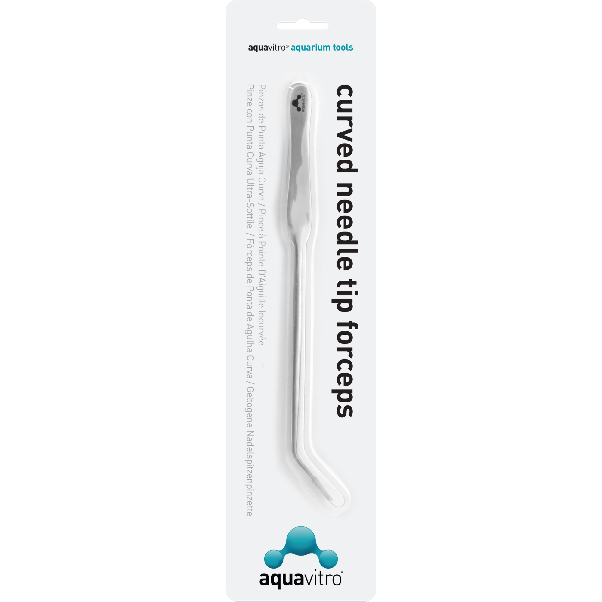 Aquavitro Curved Needle Tip Forceps 25 cm