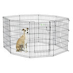 MidWest 36 inch black exercise pen with full MAX Lock door