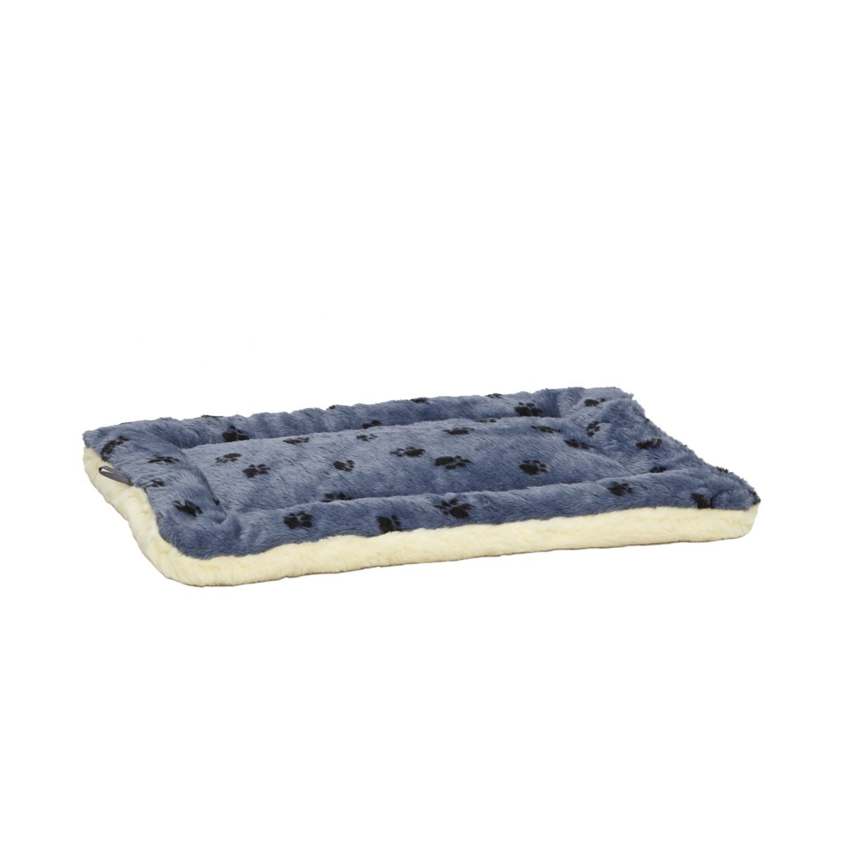 QuietTime Reversible Paw Print Fleece Pet Bed