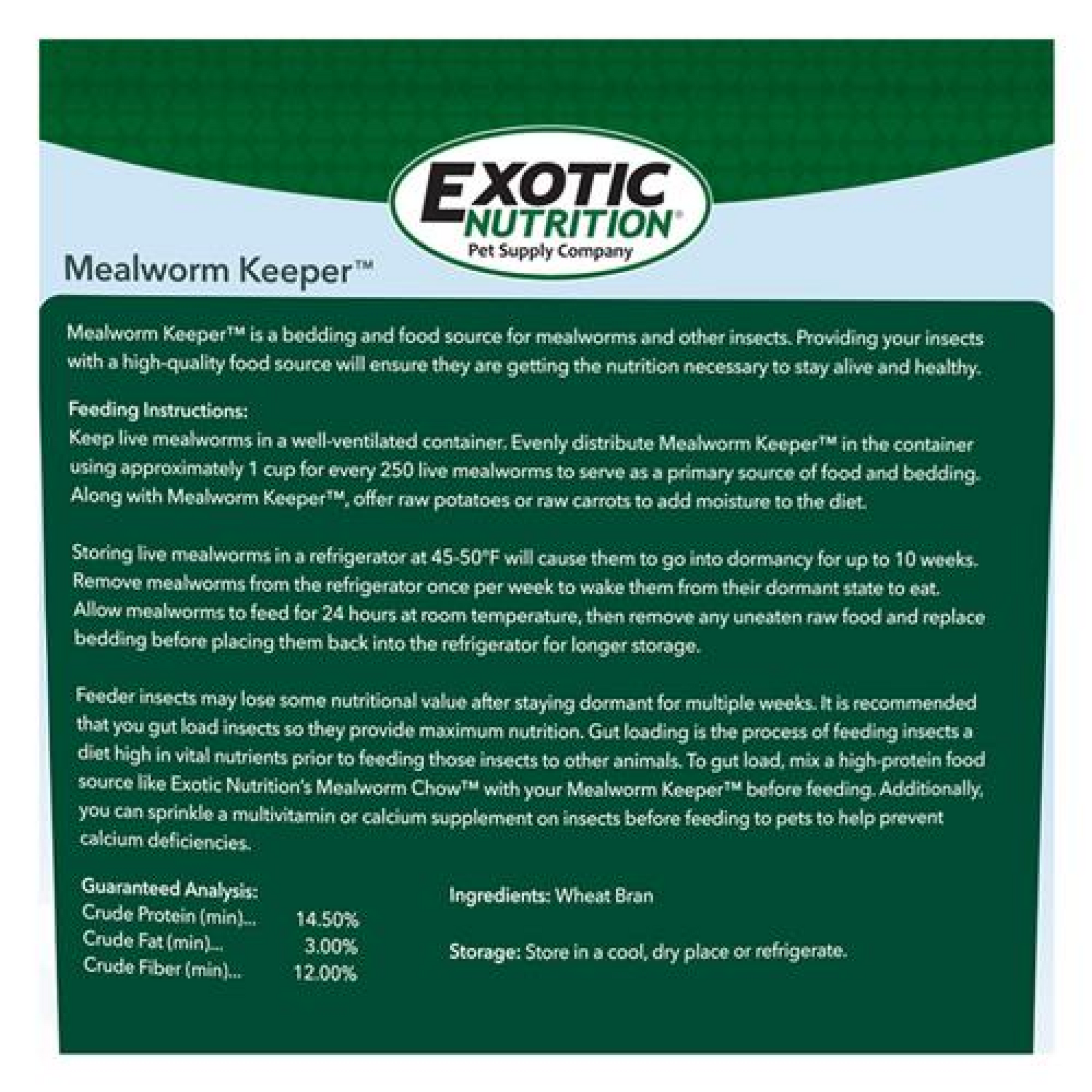 Mealworm Keeper 1 lb (454 g)