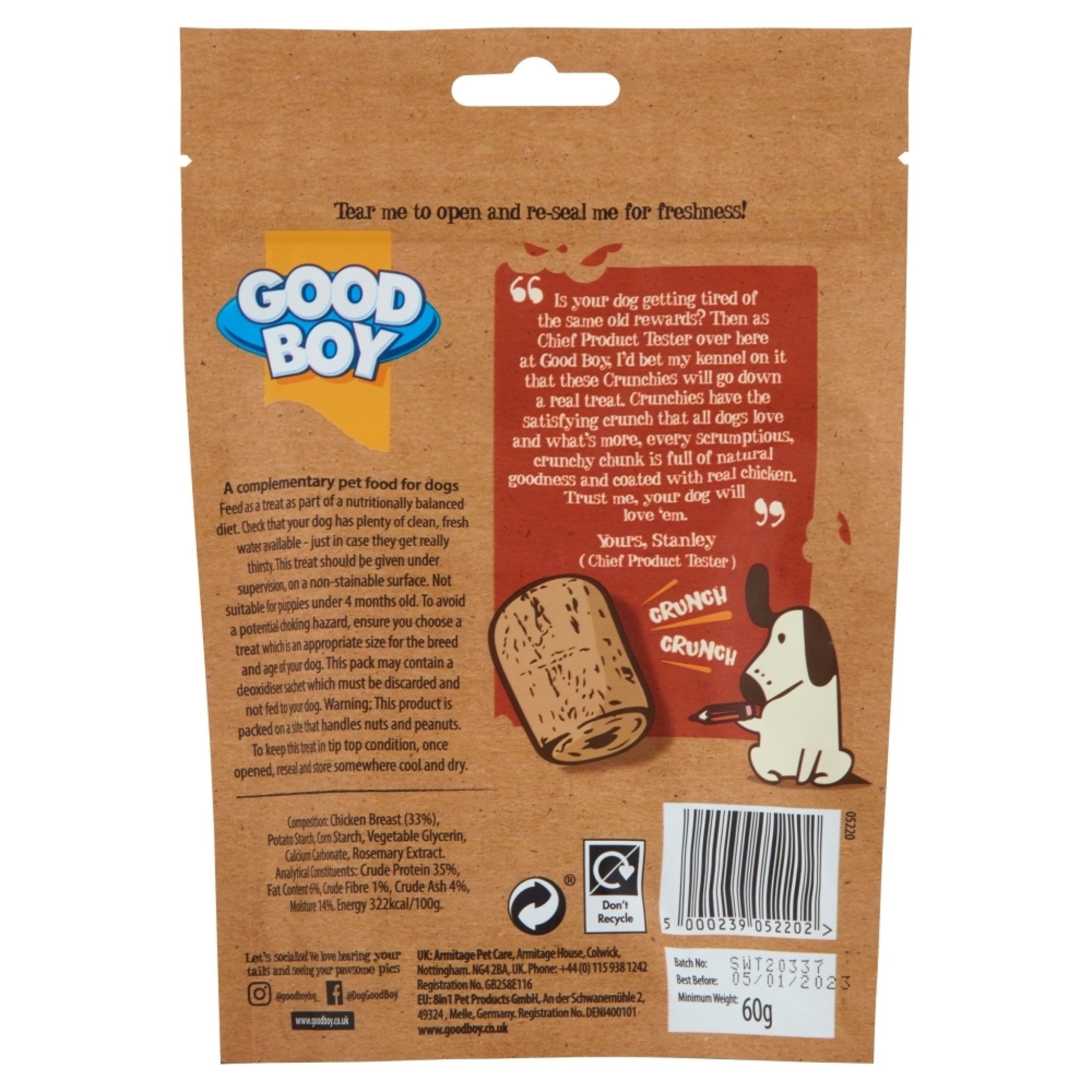 Goodboy Crunchies Chicken 60 g