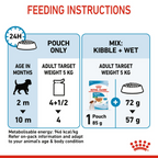 Size Health Nutrition Mini Puppy (Wet Food - Pouches) 12 x 85 g