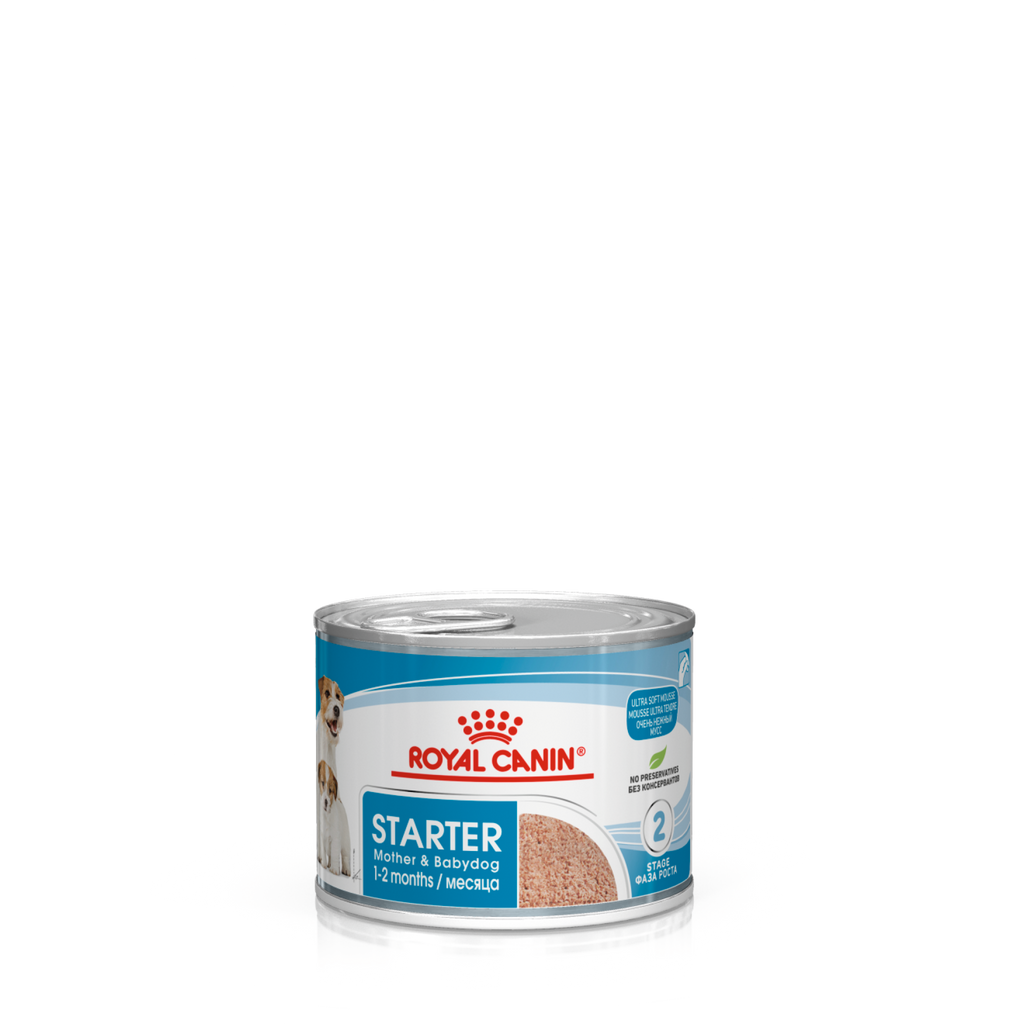 Canine Health Nutrition Starter Mousse (Wet Food - Cans) 12 x 195 g