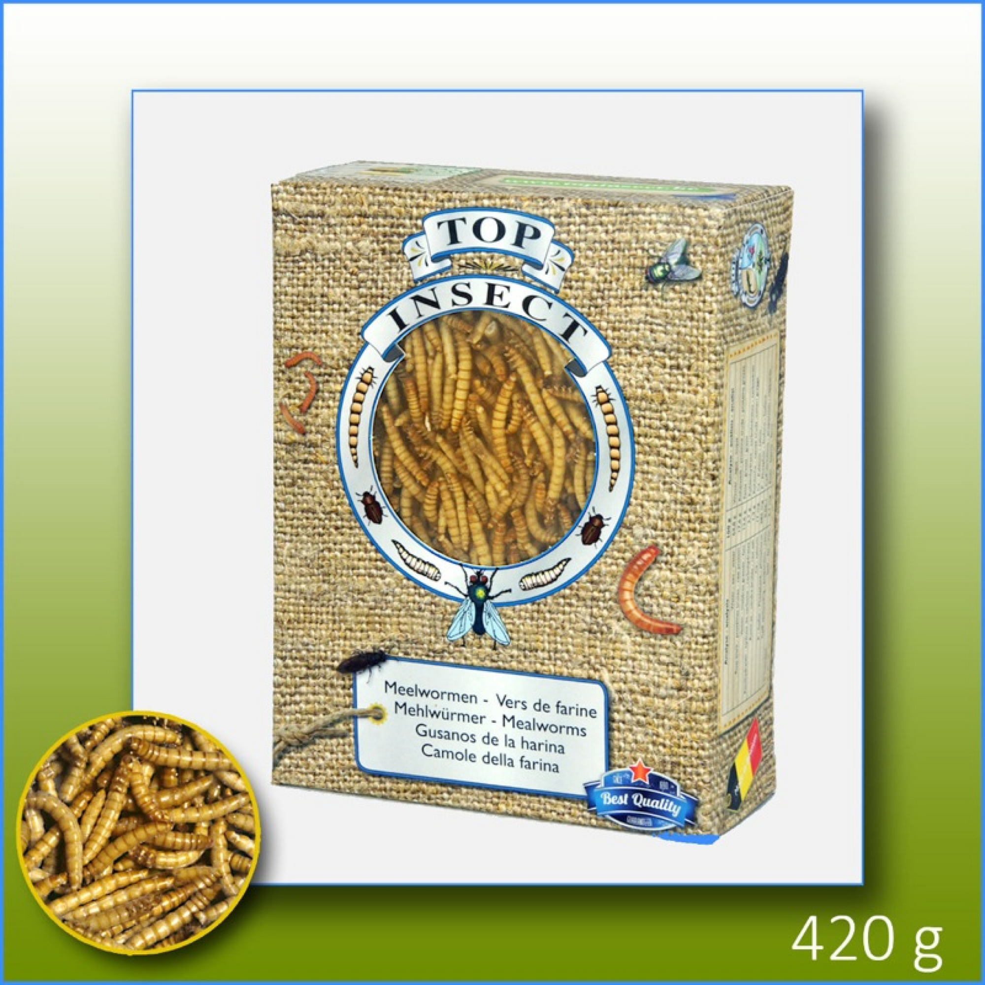 Frozen Mealworms 1 L - Zero Waste