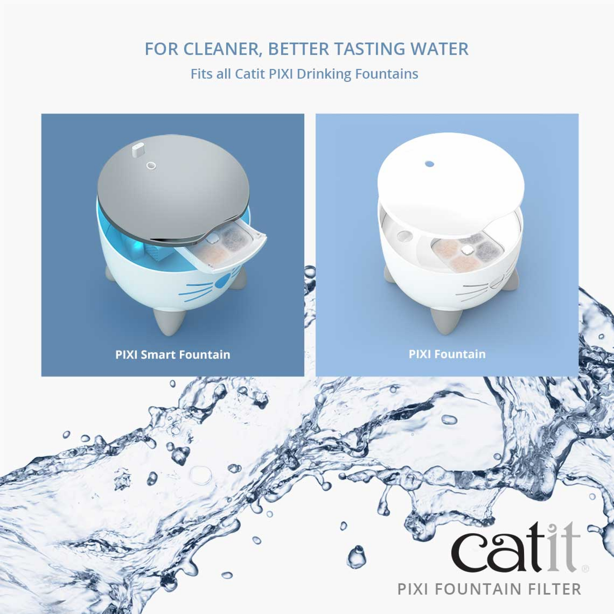 Catit Pixi Fountain Filter Cartridge 3/pk