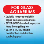 API Algae Scraper For Glass Aquariums - Extra Long