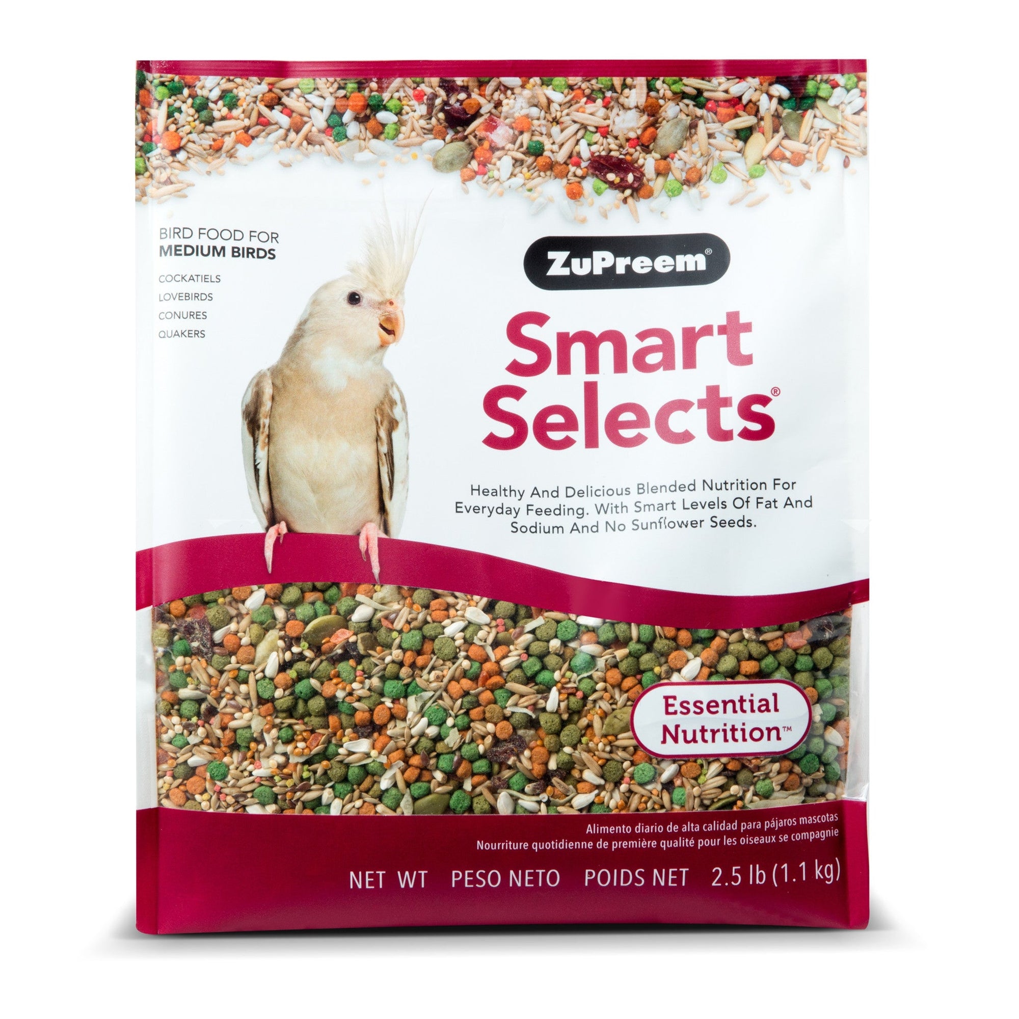 Smart Selects Cockatiels 2.5 lbs