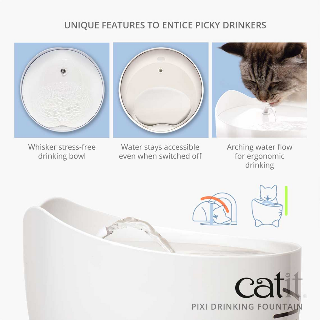 Catit Pixi Fountain Mint Green, 2.5 L