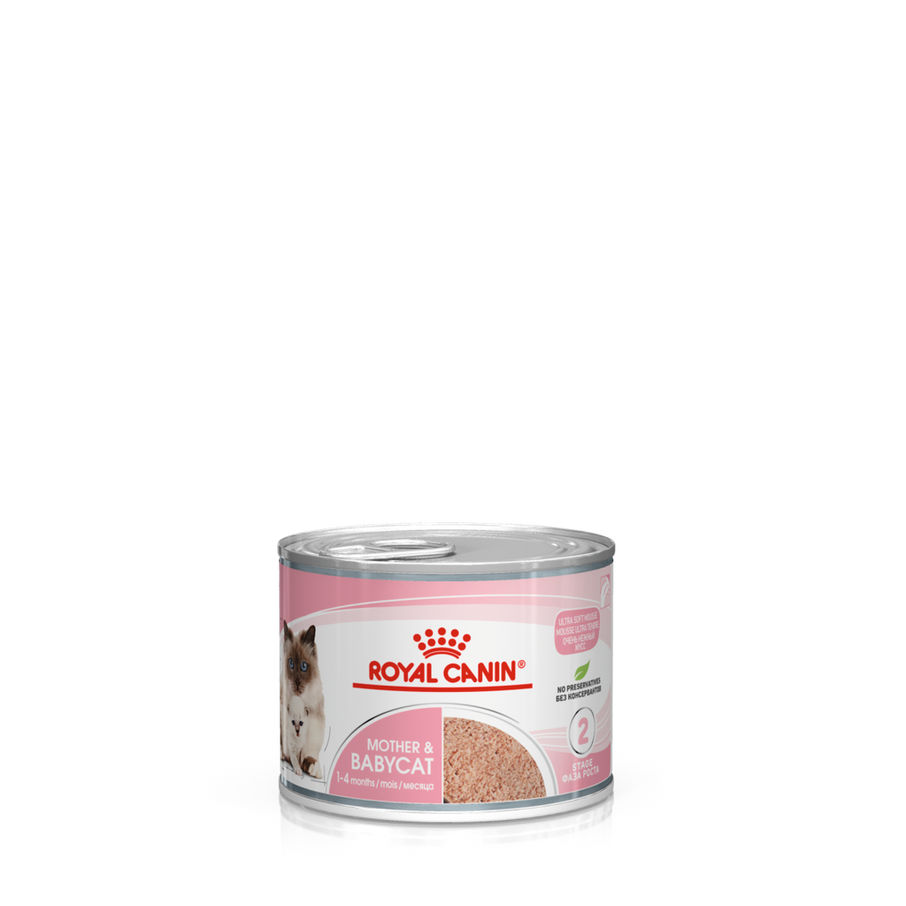 Feline Health Nutrition Mother & Babycat Mousse (Wet Food - Cans) 12 x 195 g