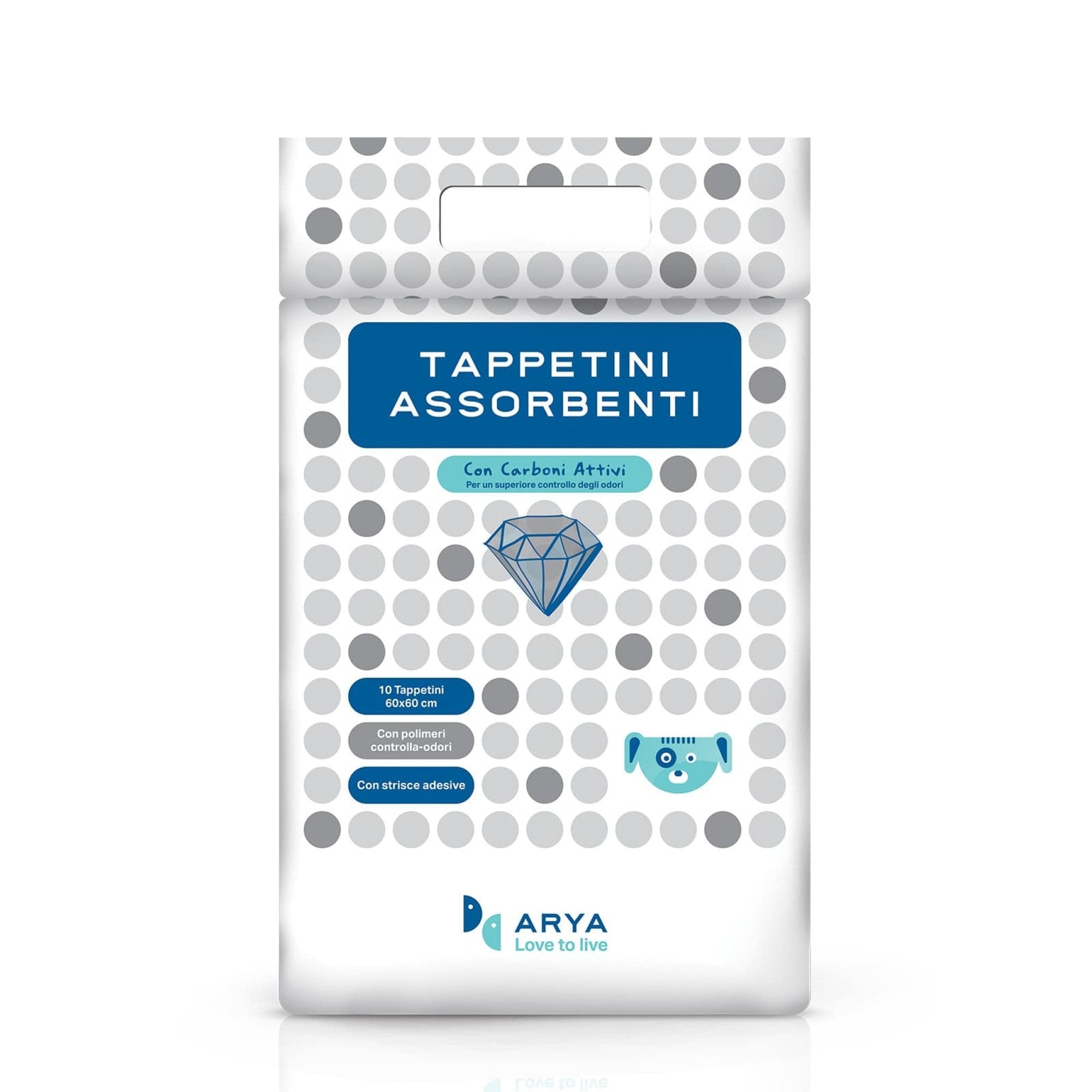 Arya Puppy Pads With Activated Carbon 60 x 90 cm, 10/pk