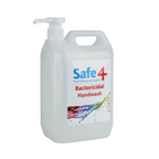 Safe4 Bactericidal Handwash with Pump 5 L