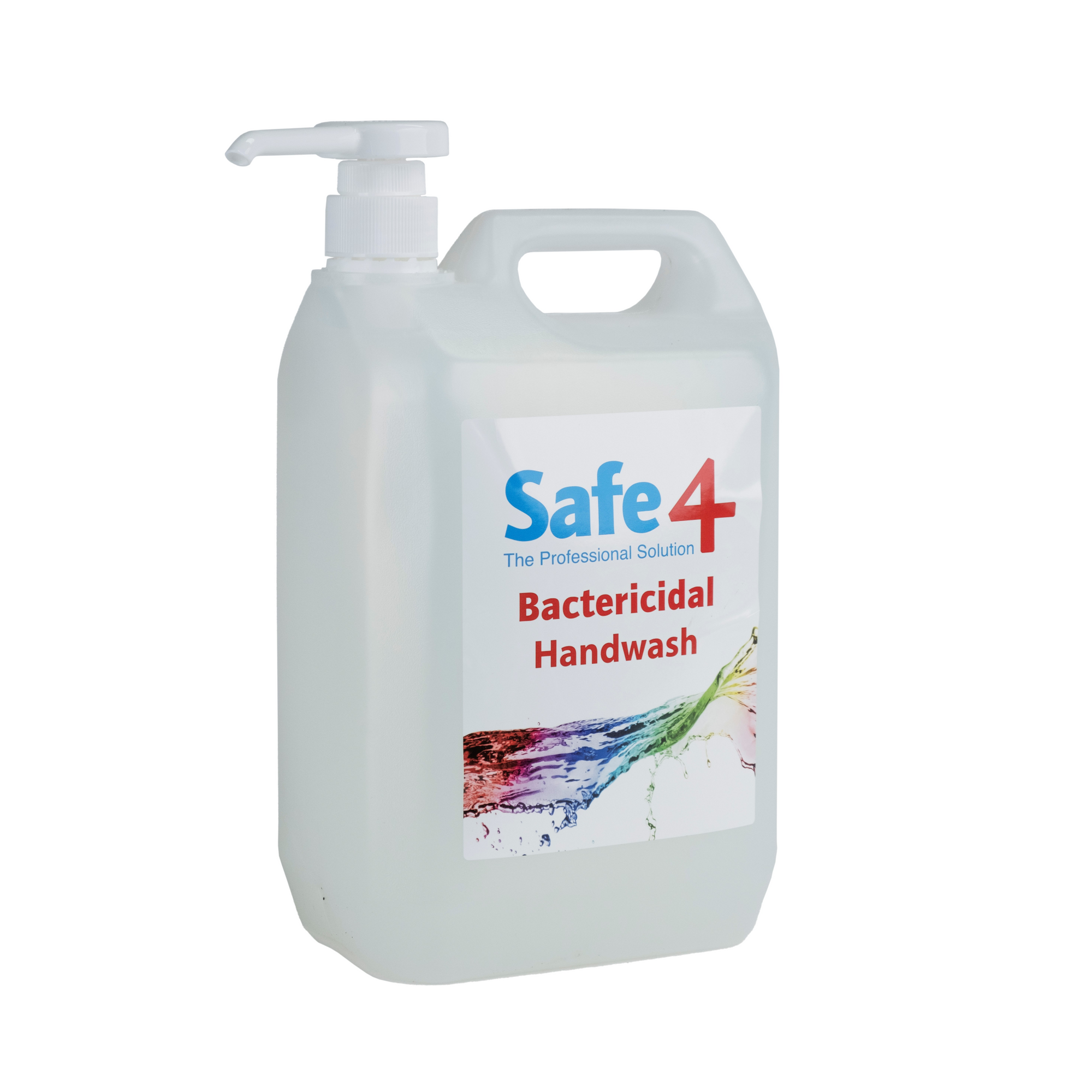 Safe4 Bactericidal Handwash with Pump 5 L