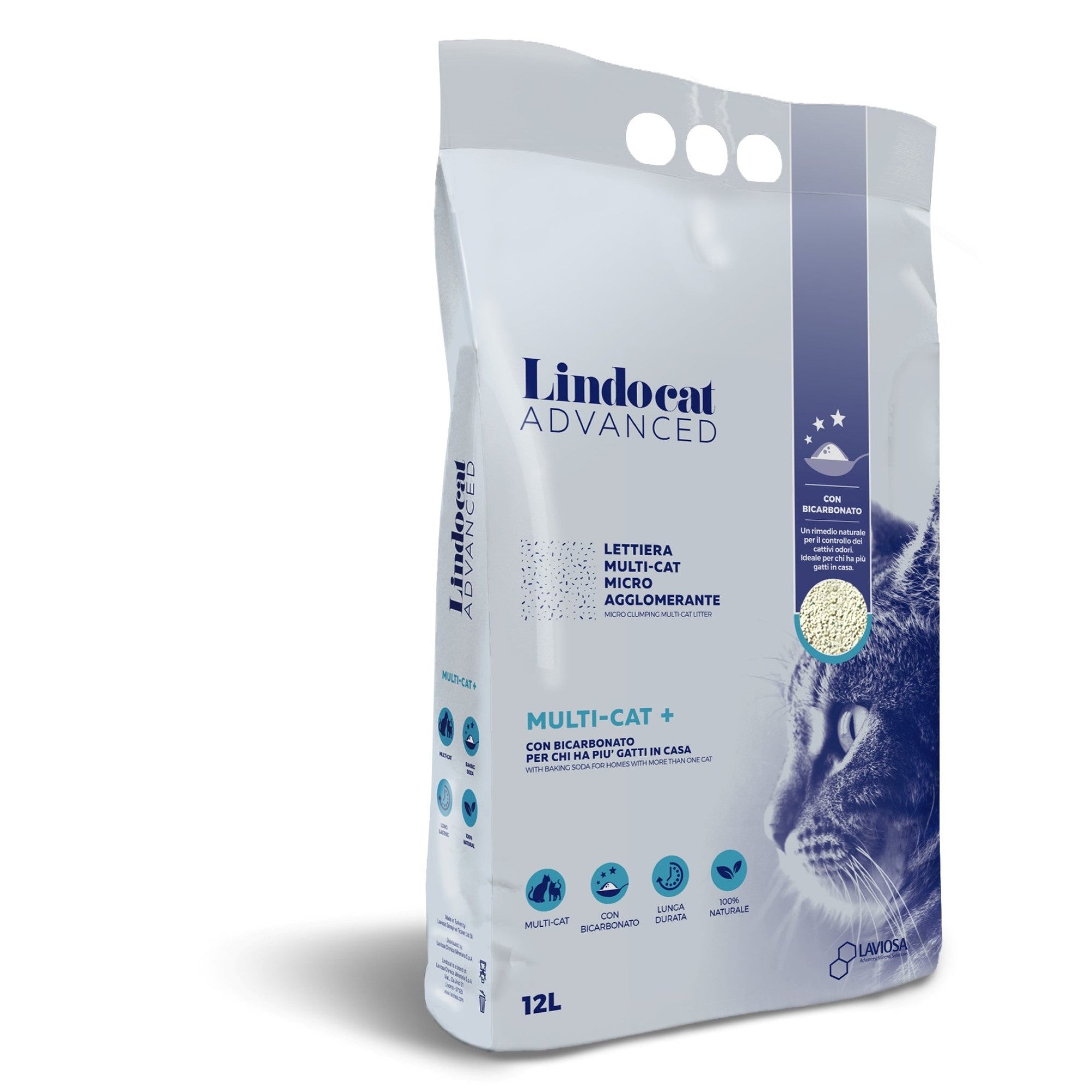 White Bentonite Advanced Multi-Cat + (Fragrance-free) 12 L
