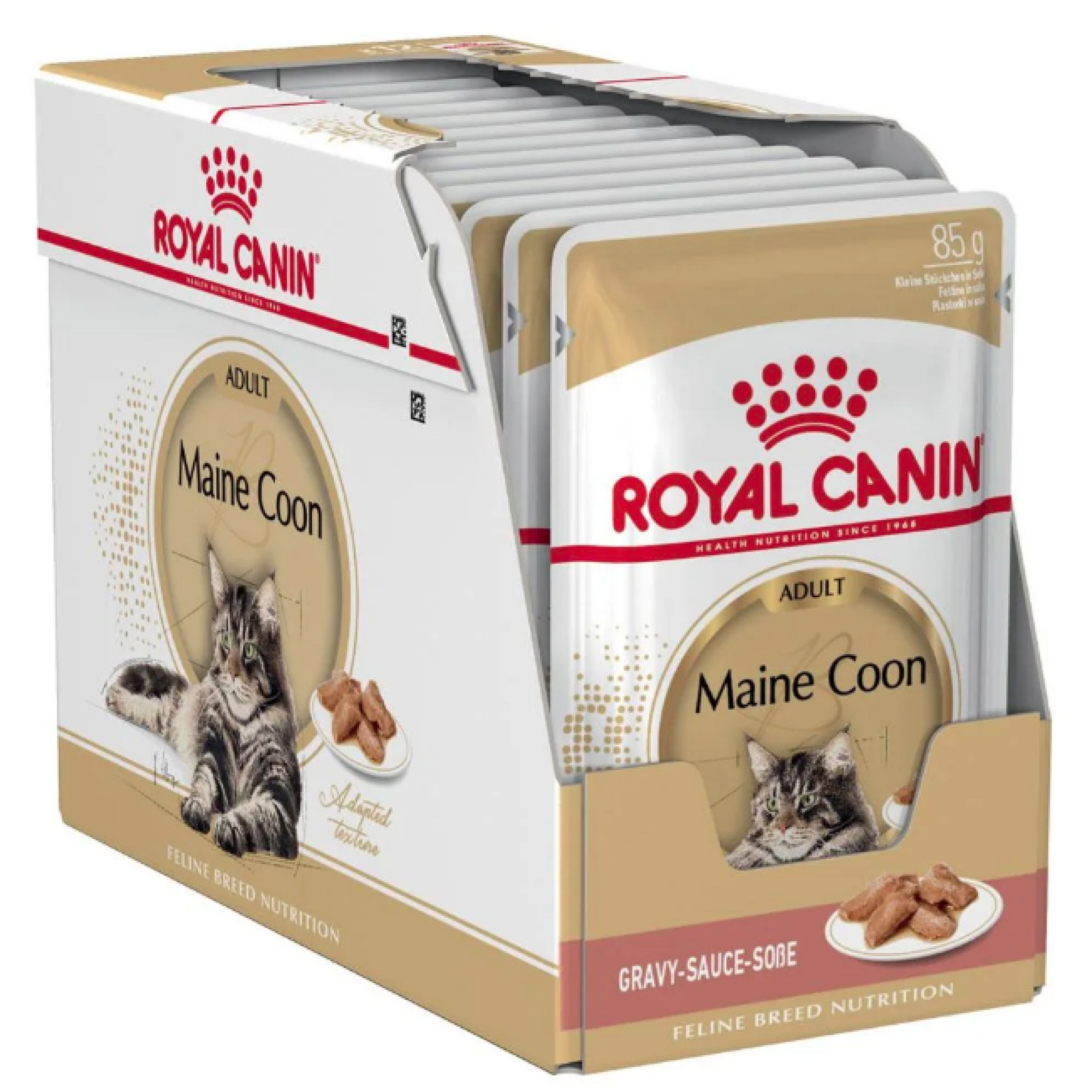 Feline Breed Nutrition Maine Coon (Wet Food - Pouches) 12 x 85 g