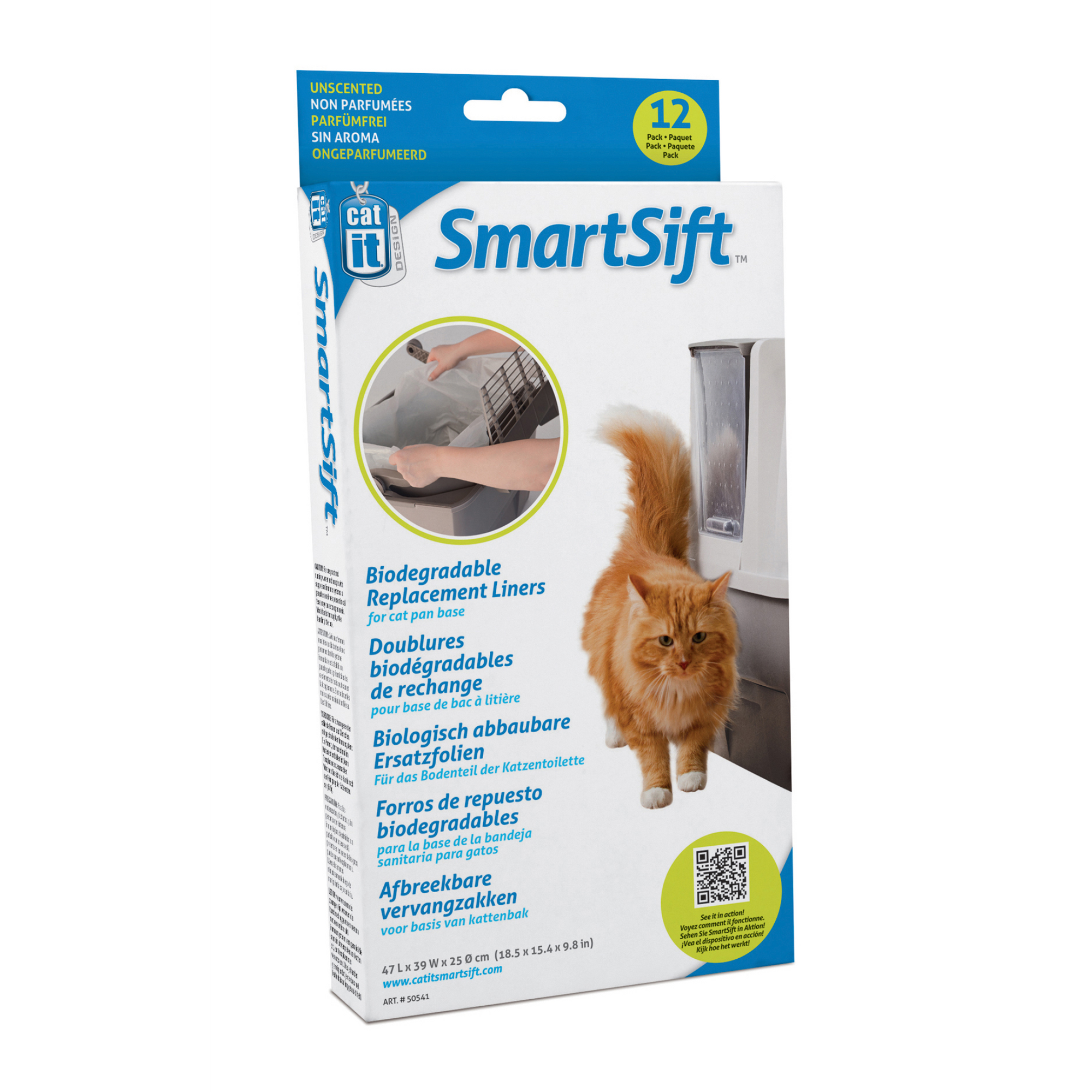 SmartSift Replacement Liners for Cat Pan Base, 47 x 39 x 25 cm