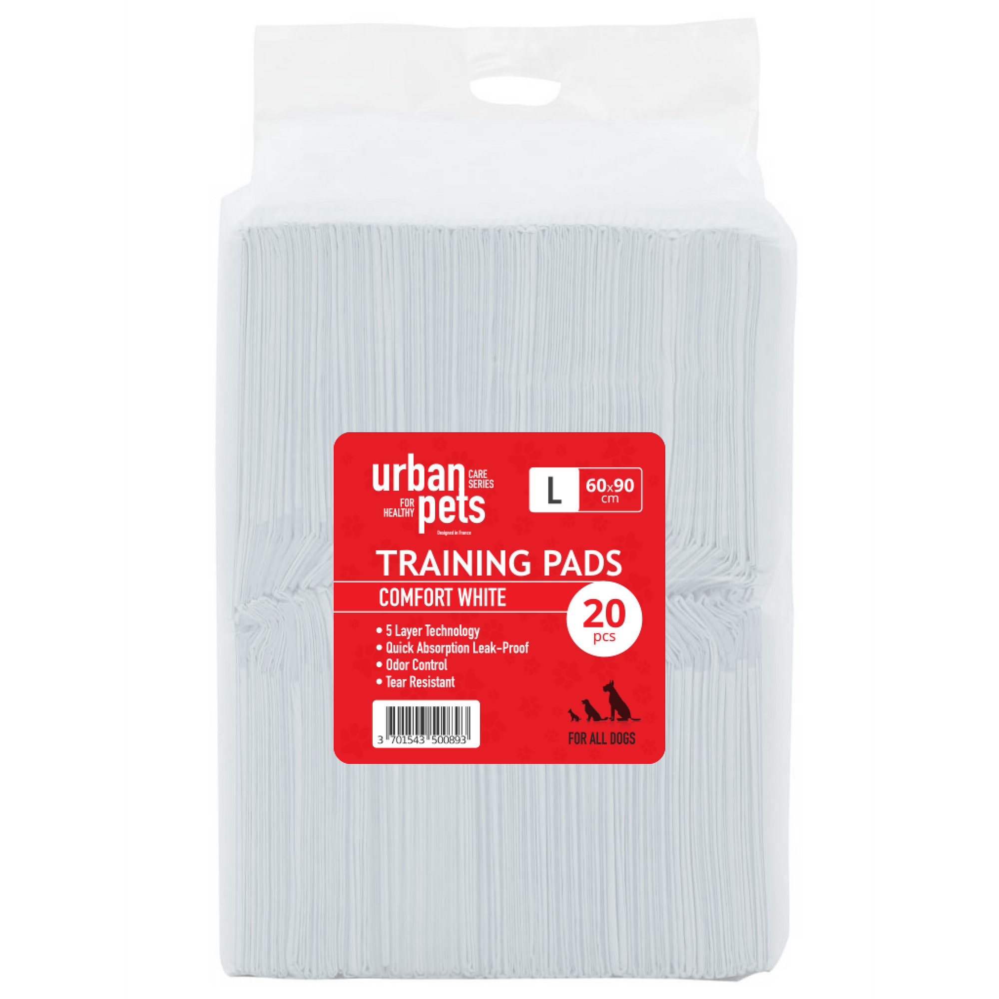 Value Puppy Pads White, 20/pk, 60 x 90 cm