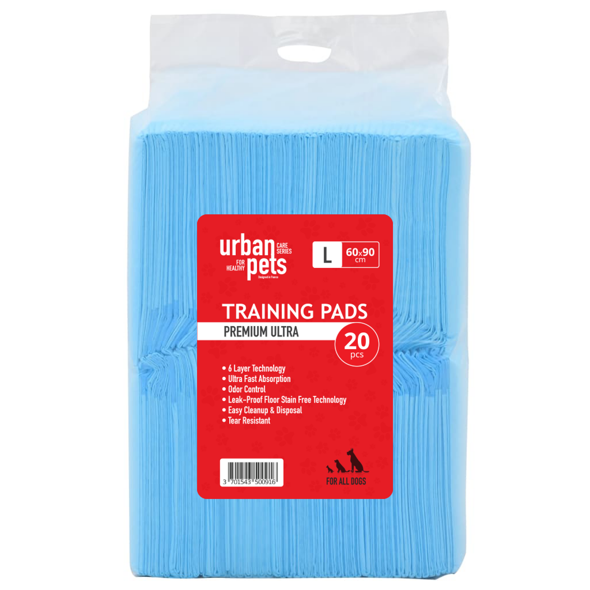 Premium Puppy Pads Blue 20 Pk
