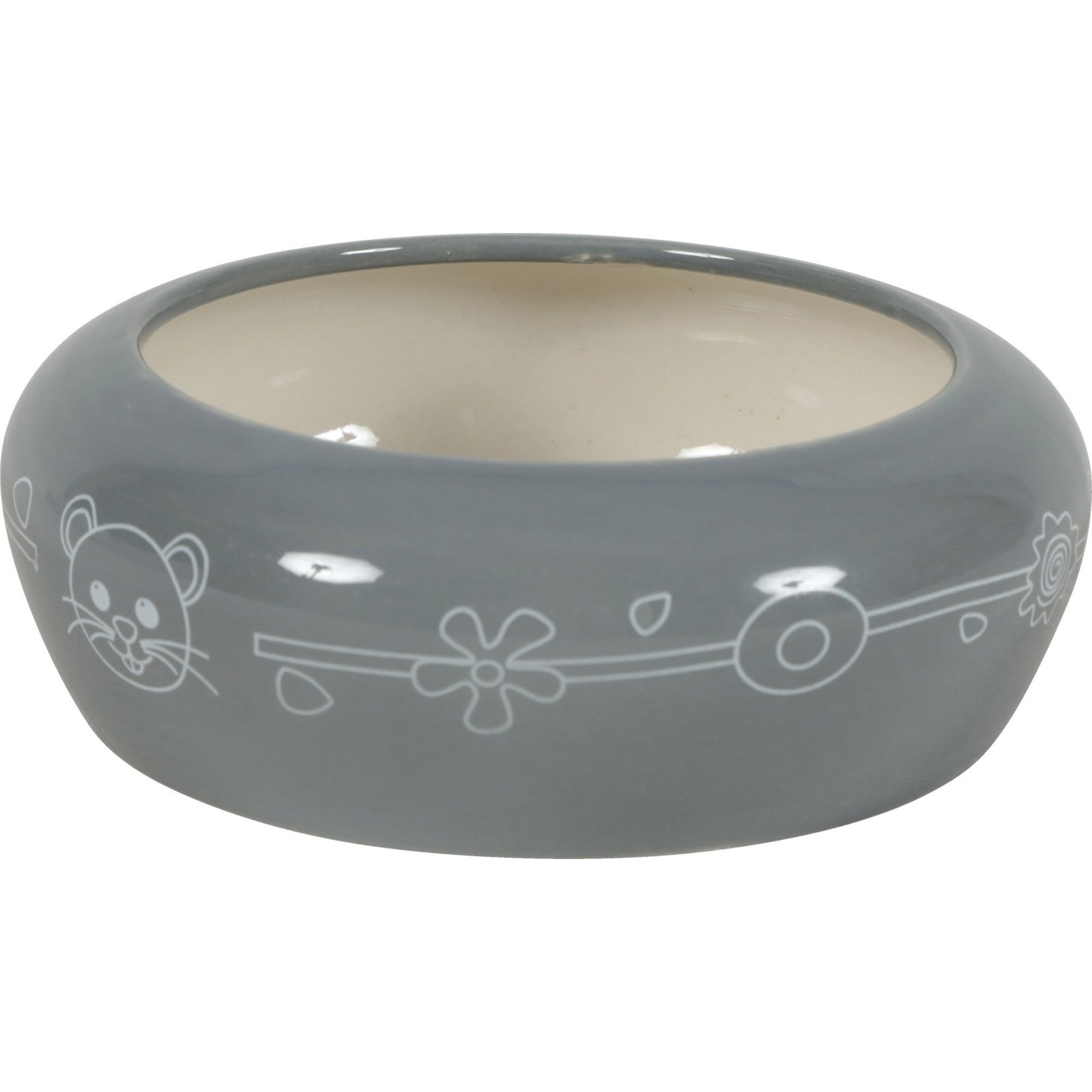 Ceramic Bowl Grey, 250 ml