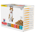 Hill’s Science Plan Sterilised Cat Adult Cat Food Multipack (12x85g)
