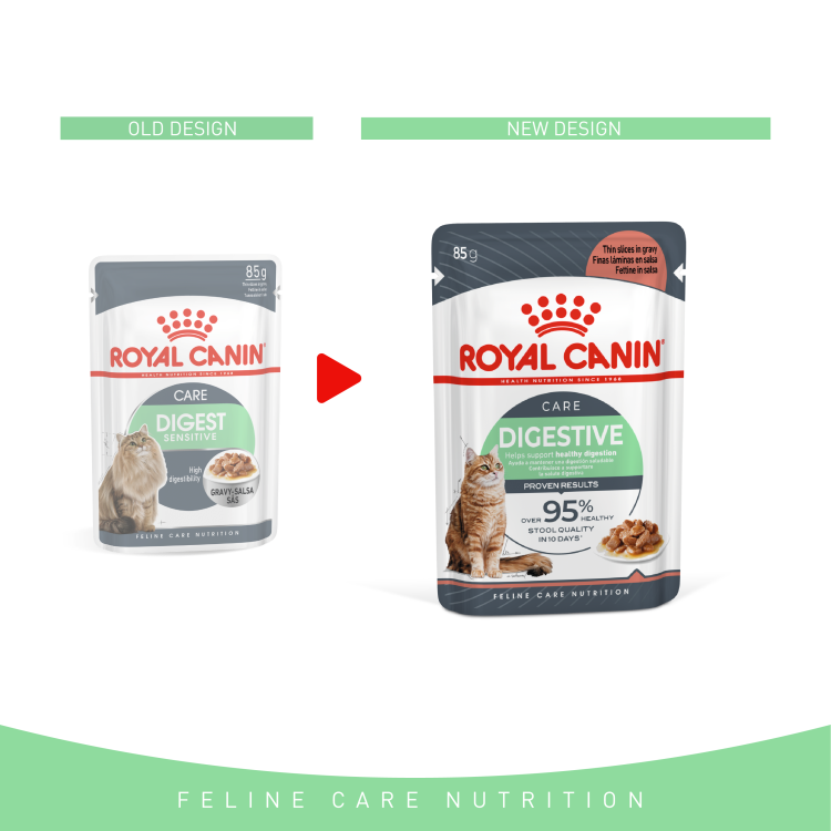 Feline Care Nutrition Digest Sensitive Gravy (Wet Food - Pouches) 12 x 85 g