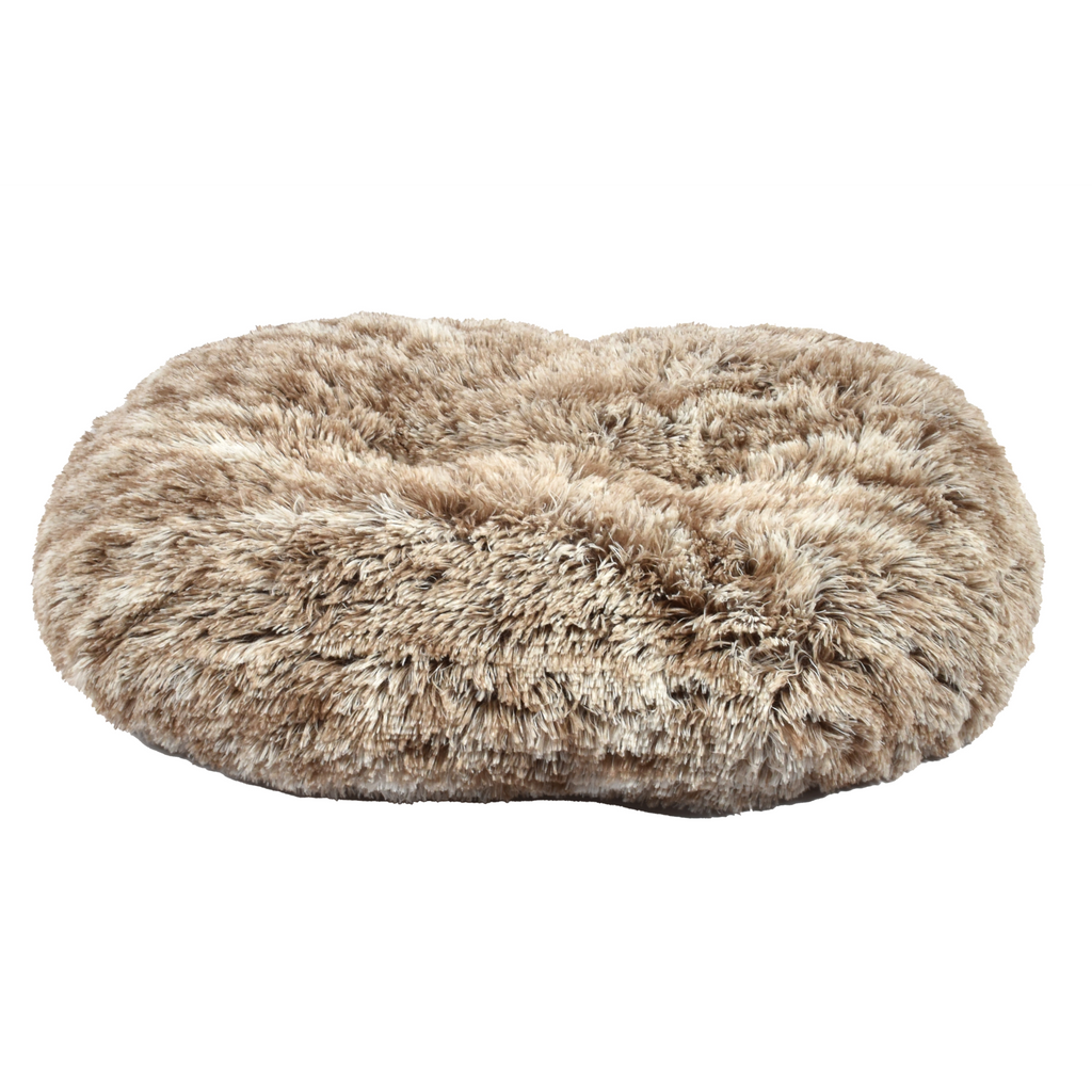 Oval Furry Cushion