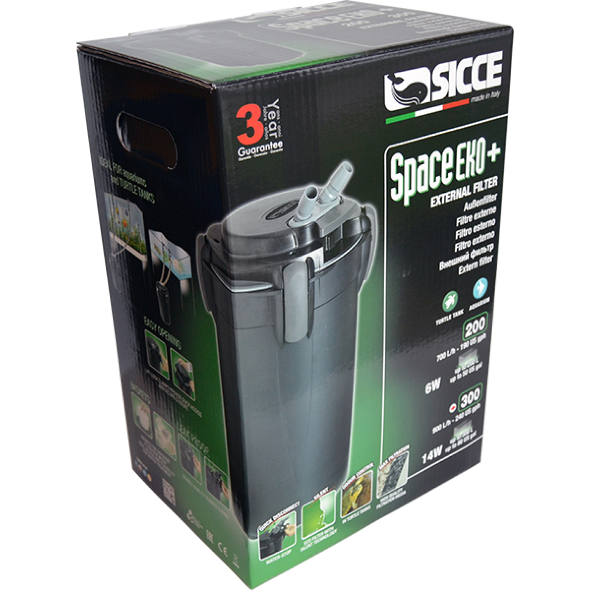 Space Eko+ 200 External Canister Filter 700 l/h
