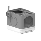 Go Fresh Foldable Cat Litter Box Grey