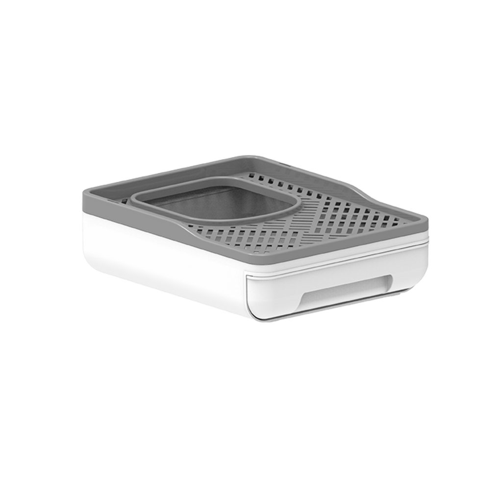 Go Fresh Foldable Cat Litter Box Grey