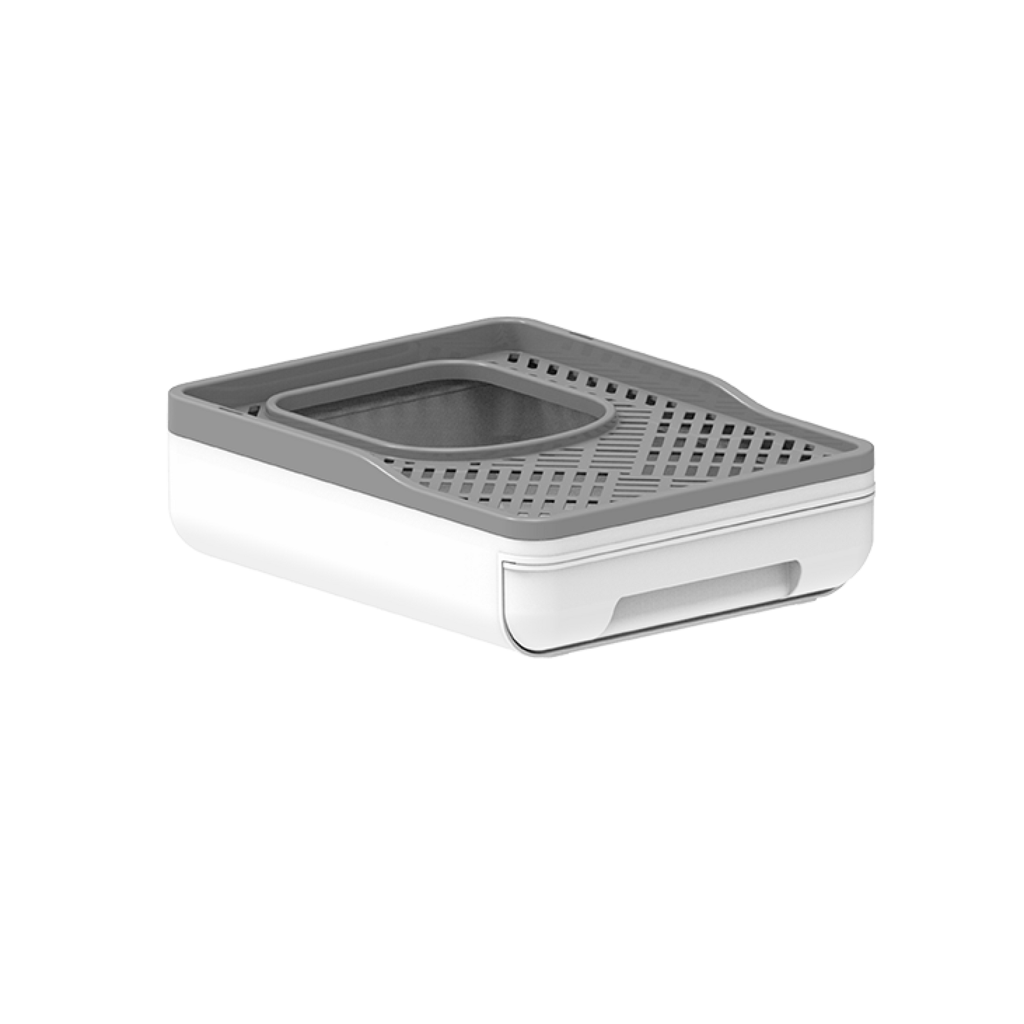 Go Fresh Foldable Cat Litter Box Grey