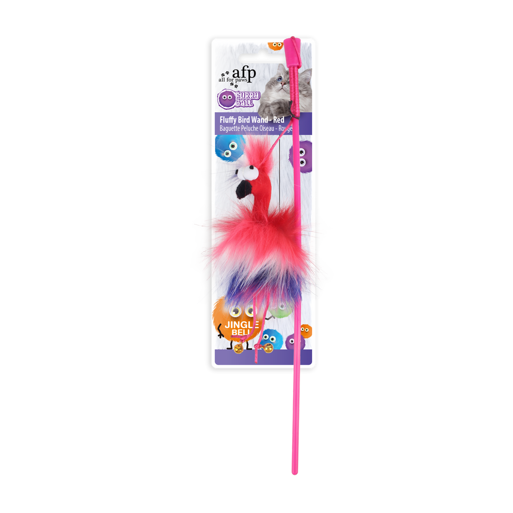 Furry Ball - Fluffy Bird Wand