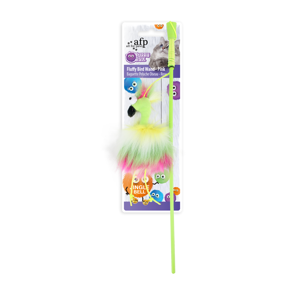 Furry Ball - Fluffy Bird Wand