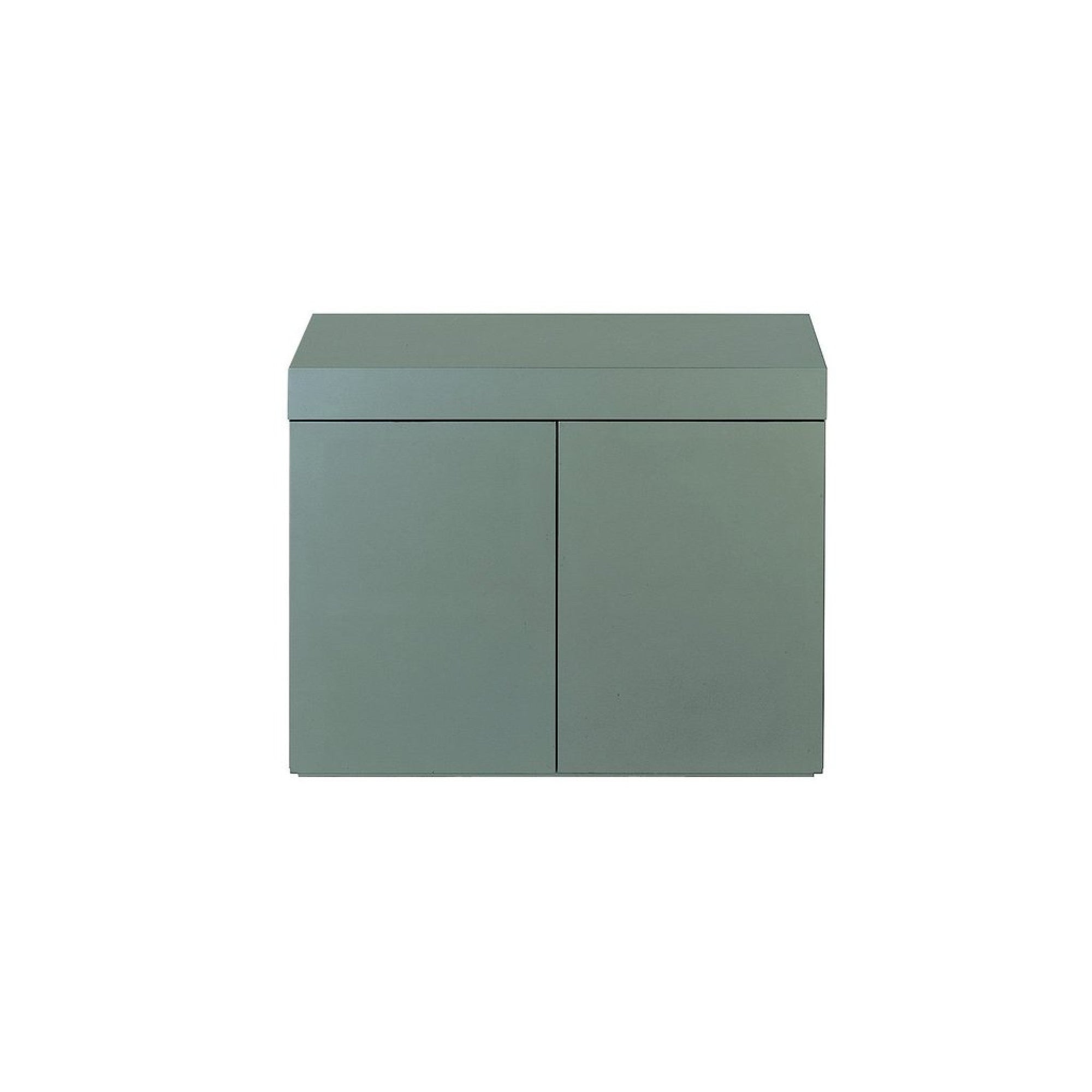 Wood Cabinet 90 Metallic Silver (W-90 x D-45 x H-70 cm)